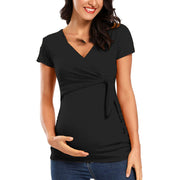 European And American Short-sleeved Maternity Clothes