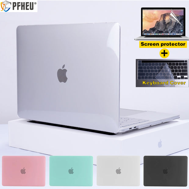 Laptop Case For Macbook Air 13  A 2020 A2338 M1 Chip 14 A funda New Touch Bar for Pro  A2485 Keyboard Cover